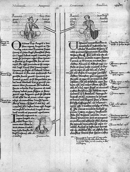Genealogia regum Navarrae et Aragoniae et comitum Barchinonae BN